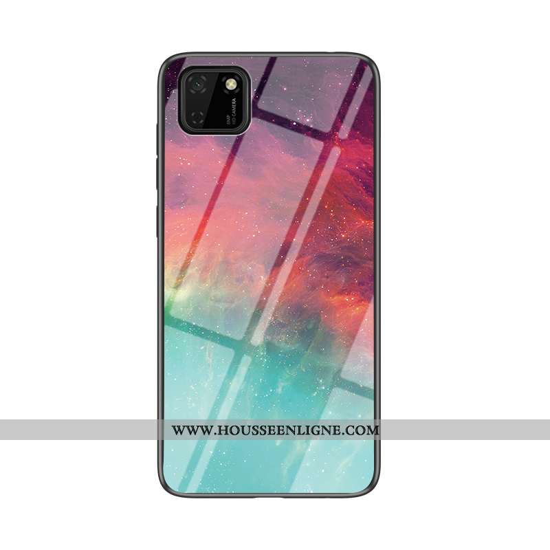 Coque Huawei Y5p Mode Protection Fluide Doux Silicone Dégradé Net Rouge Amoureux Noir