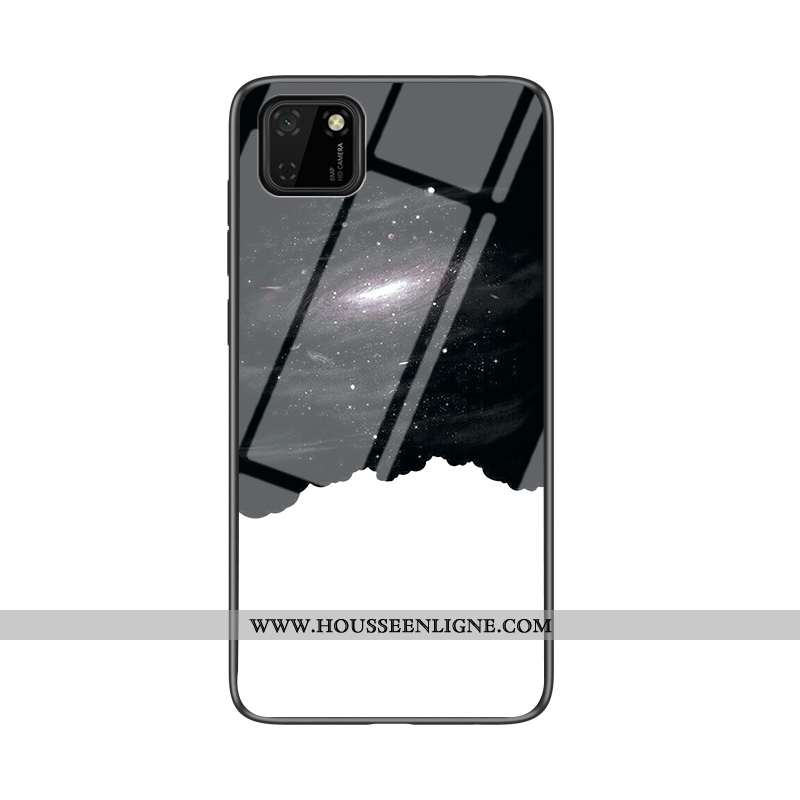 Coque Huawei Y5p Mode Protection Fluide Doux Silicone Dégradé Net Rouge Amoureux Noir