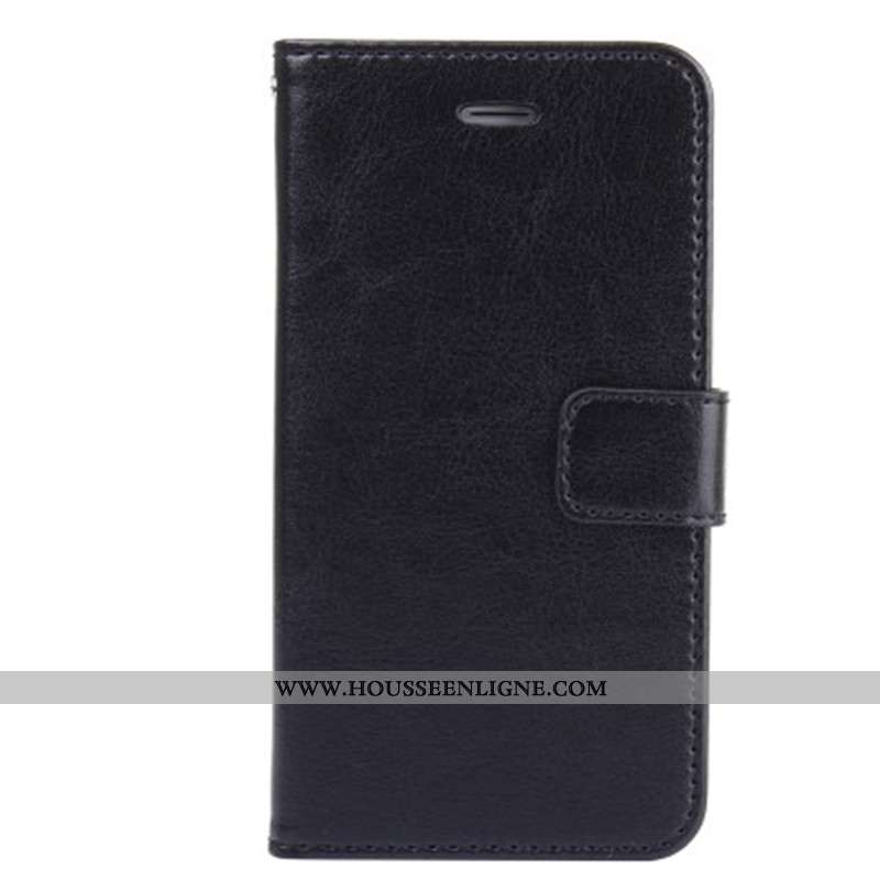 Coque Huawei Y6 2020 Cuir Fluide Doux Protection Portefeuille 2020 Housse Noir