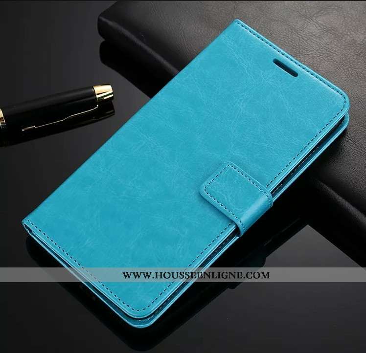 Coque Huawei Y6 2020 Cuir Fluide Doux Protection Portefeuille 2020 Housse Noir