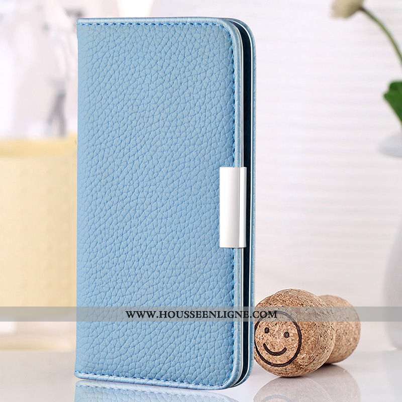 Coque Huawei Y6 2020 Fluide Doux Silicone 2020 Téléphone Portable Clamshell Protection Bleu