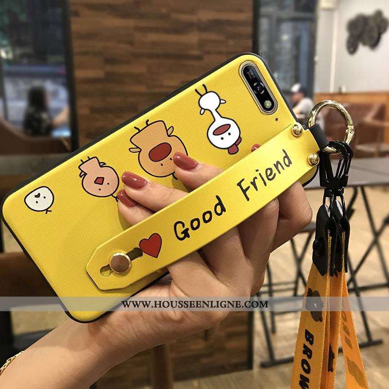 Coque Huawei Y6 2020 Ornements Suspendus Dessin Animé Protection Tendance 2020 Téléphone Portable Vi