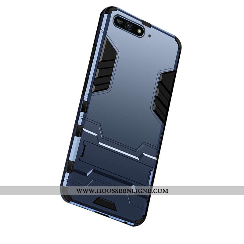 Coque Huawei Y6 2020 Protection Étui Téléphone Portable Incassable 2020 Difficile Bleu Foncé