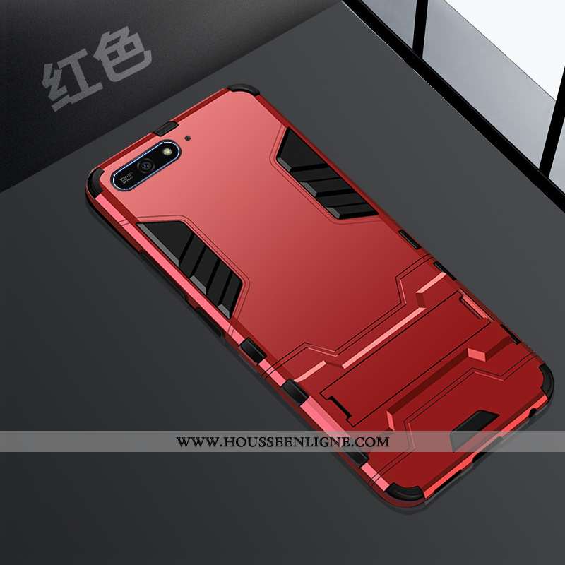 Coque Huawei Y6 2020 Protection Étui Téléphone Portable Incassable 2020 Difficile Bleu Foncé