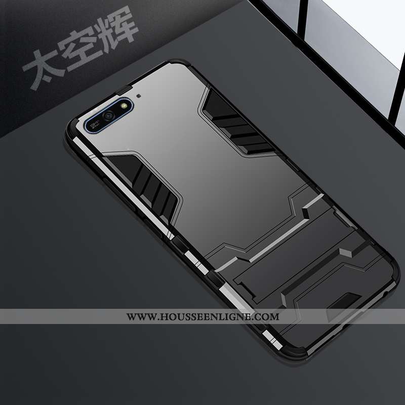 Coque Huawei Y6 2020 Protection Étui Téléphone Portable Incassable 2020 Difficile Bleu Foncé