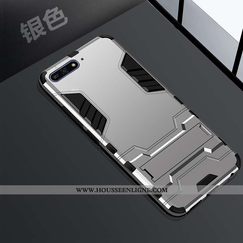 Coque Huawei Y6 2020 Protection Étui Téléphone Portable Incassable 2020 Difficile Bleu Foncé