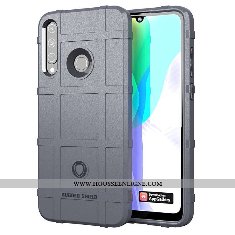 Coque Huawei Y6p Fluide Doux Silicone Tout Compris Vert Étui Incassable Verte
