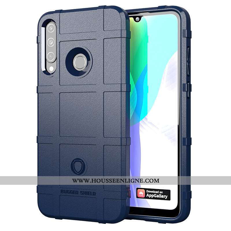 Coque Huawei Y6p Fluide Doux Silicone Tout Compris Vert Étui Incassable Verte