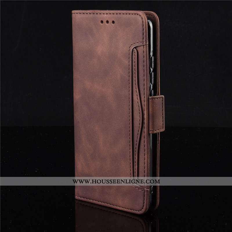 Coque Huawei Y6s Créatif Portefeuille Protection 2020 Business Téléphone Portable Housse Marron
