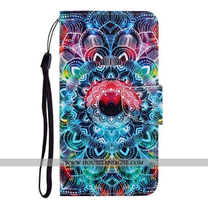 Coque Huawei Y6s Cuir Protection Chat Carte 2020 Dessin Animé Téléphone Portable Bleu