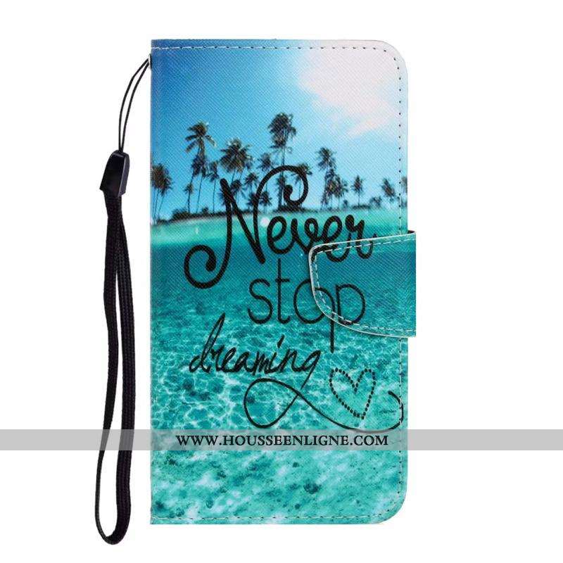 Coque Huawei Y6s Cuir Protection Chat Carte 2020 Dessin Animé Téléphone Portable Bleu