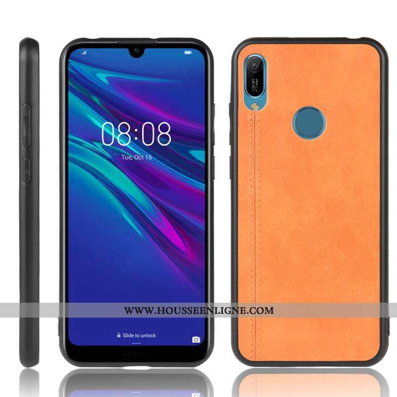 Coque Huawei Y6s Fluide Doux Protection Légères Téléphone Portable Étui Tout Compris Bleu Foncé