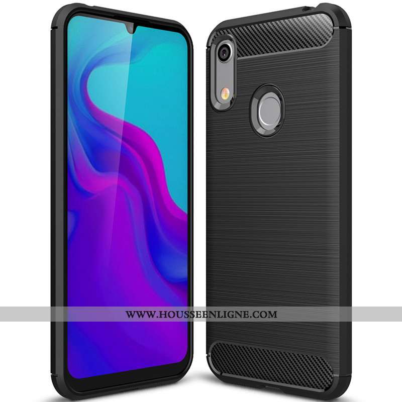 Coque Huawei Y6s Protection Fluide Doux Nouveau Silicone Noir Incassable
