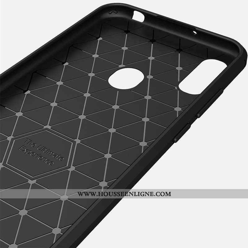 Coque Huawei Y6s Protection Fluide Doux Nouveau Silicone Noir Incassable