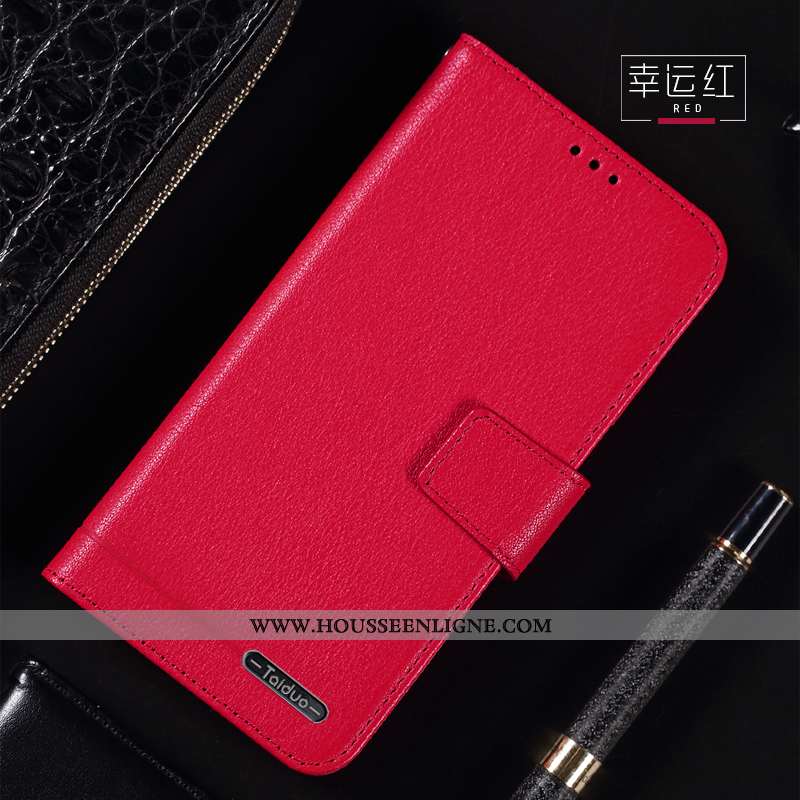 Coque Huawei Y7 2020 Cuir Cuir Véritable 2020 Véritable Téléphone Portable Étui Housse Marron