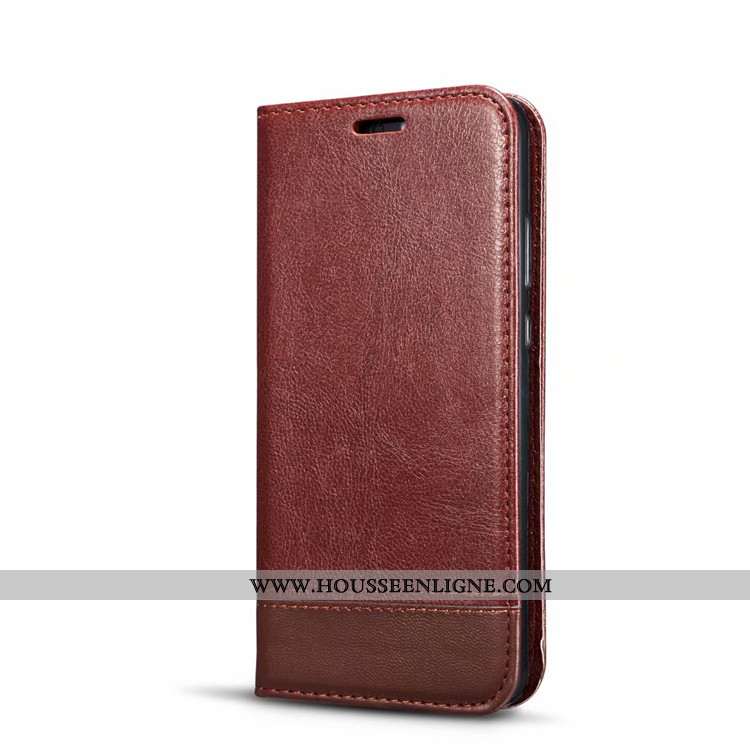 Coque Huawei Y7 2020 Mode Tendance Cuir Modèle Fleurie Épissure Bleu Marin 2020 Bleu Foncé