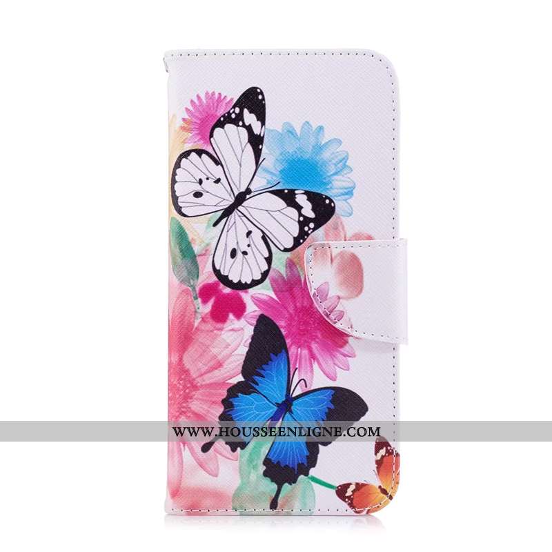 Coque Huawei Y7 2020 Protection Cuir Multicolore Housse Étui Téléphone Portable Coloré