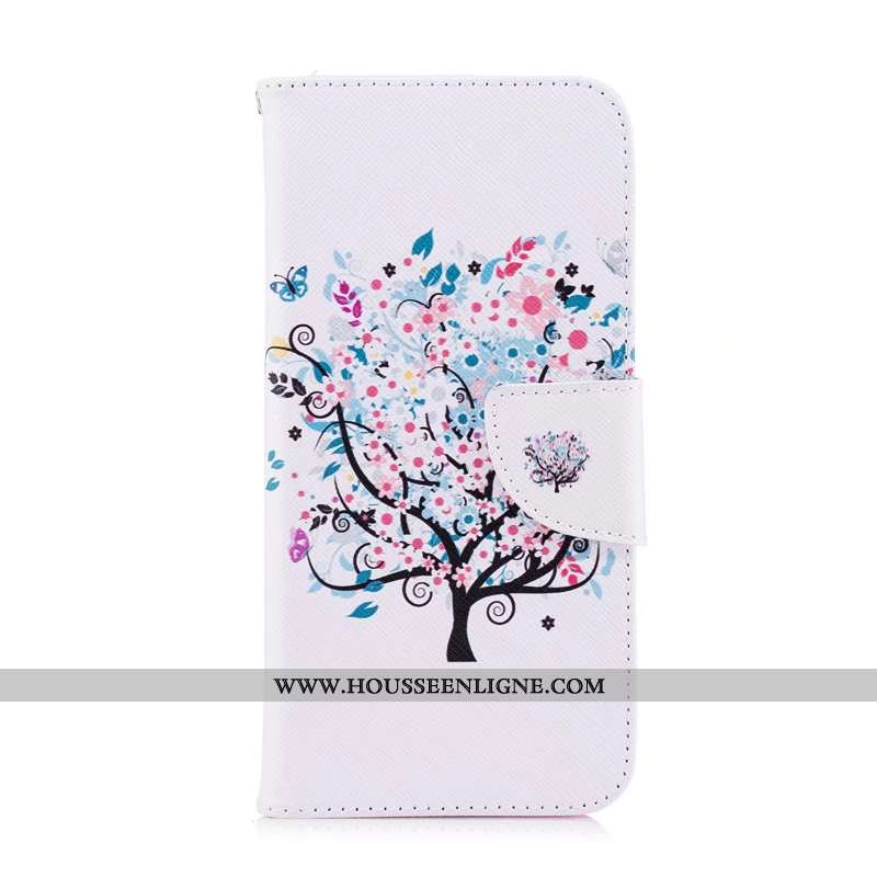 Coque Huawei Y7 2020 Protection Cuir Multicolore Housse Étui Téléphone Portable Coloré