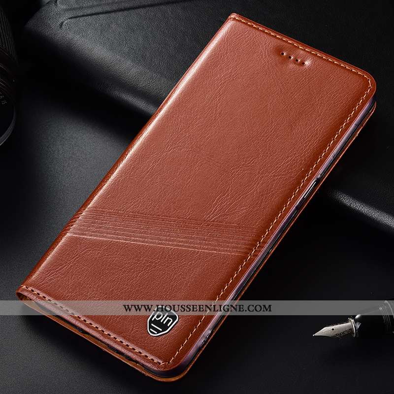 Coque Huawei Y7 2020 Protection Cuir Véritable Modèle Fleurie Clamshell Tout Compris 2020 Cuir Orang