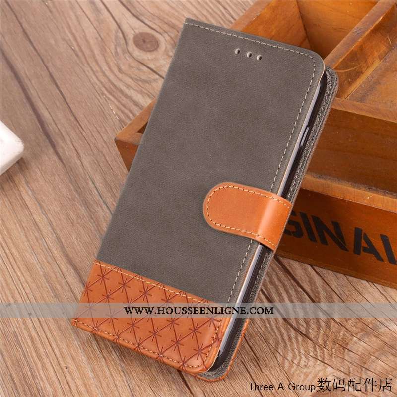 Coque Huawei Y7 2020 Protection Tendance Étui Bleu Housse Téléphone Portable