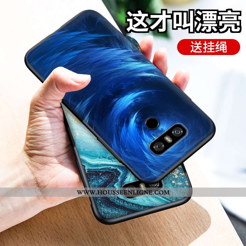 Coque Lg G6 Personnalité Créatif Personnalisé Étui Tout Compris Bleu Marin Protection Bleu Foncé