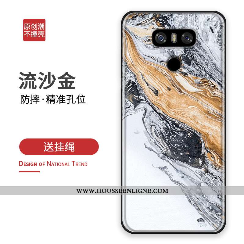 Coque Lg G6 Personnalité Créatif Personnalisé Étui Tout Compris Bleu Marin Protection Bleu Foncé