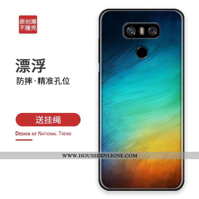 Coque Lg G6 Personnalité Créatif Personnalisé Étui Tout Compris Bleu Marin Protection Bleu Foncé