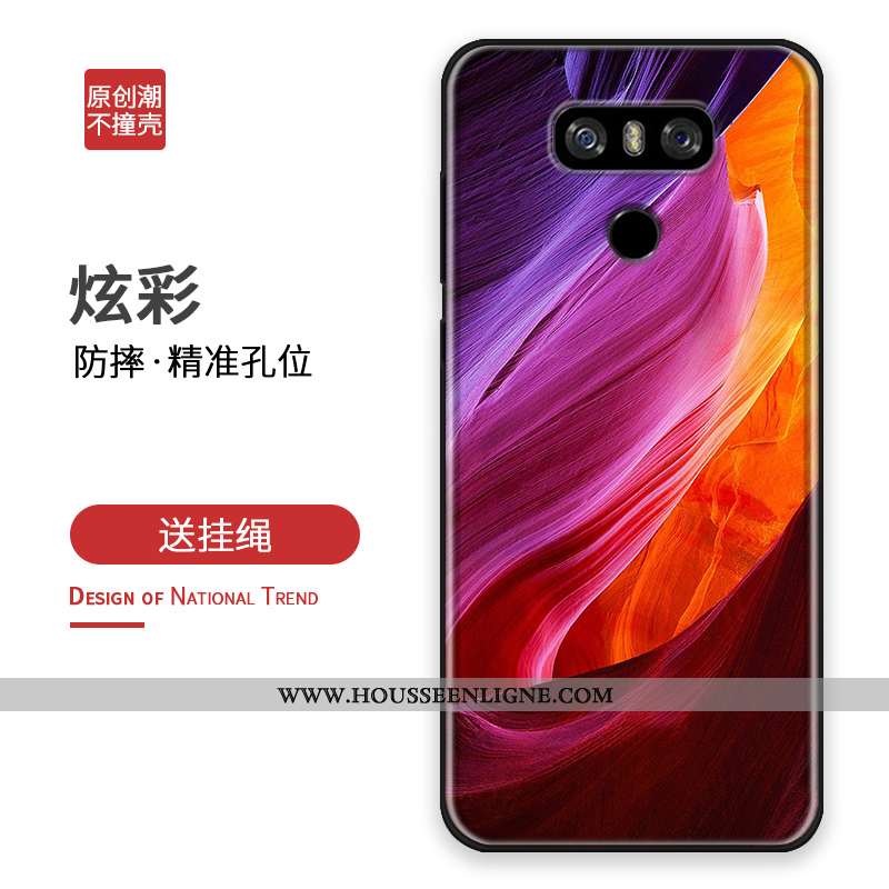 Coque Lg G6 Personnalité Créatif Personnalisé Étui Tout Compris Bleu Marin Protection Bleu Foncé