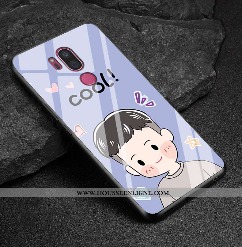 Coque Lg G7 Thinq Dessin Animé Charmant Rose Tout Compris Créatif Incassable