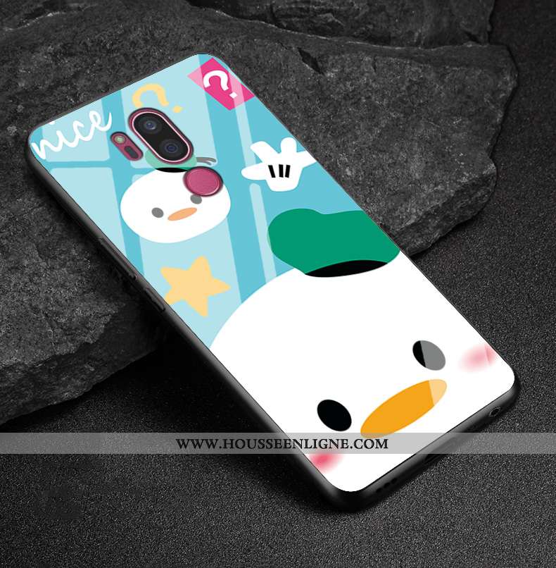 Coque Lg G7 Thinq Dessin Animé Charmant Rose Tout Compris Créatif Incassable