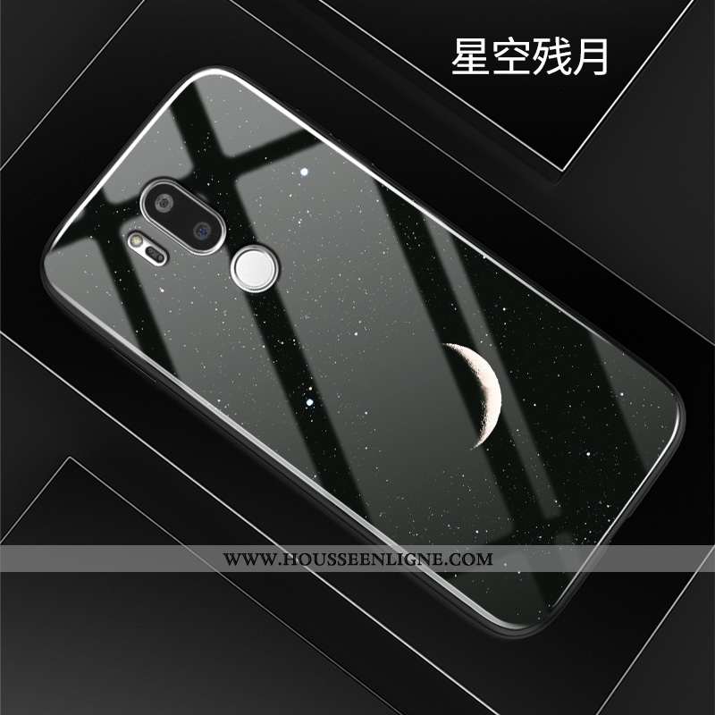 Coque Lg G7 Thinq Silicone Mode Protection Difficile Étui Créatif Incassable Rose