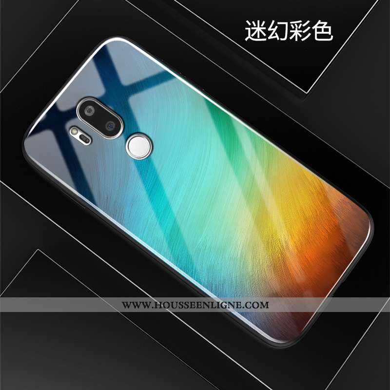 Coque Lg G7 Thinq Silicone Mode Protection Difficile Étui Créatif Incassable Rose