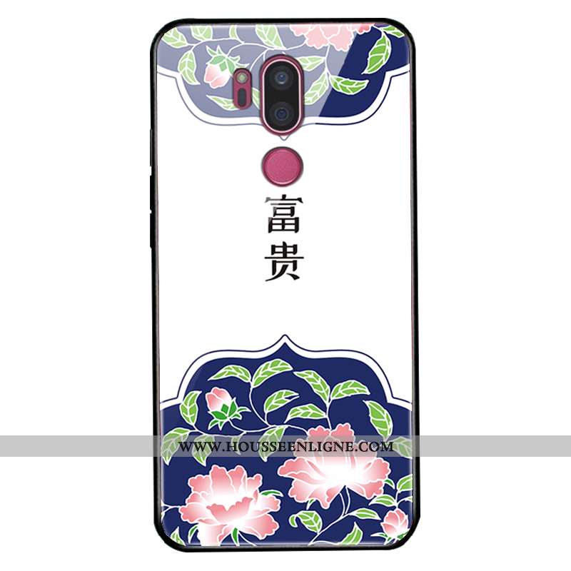 Coque Lg G7 Thinq Silicone Mode Richesse Personnalité Verre Blanc Nouveau Blanche