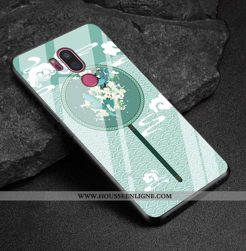 Coque Lg G7 Thinq Silicone Mode Richesse Personnalité Verre Blanc Nouveau Blanche
