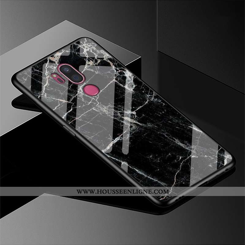 Coque Lg G7 Thinq Verre Personnalité Tendance Fluide Doux Étui Mode Violet