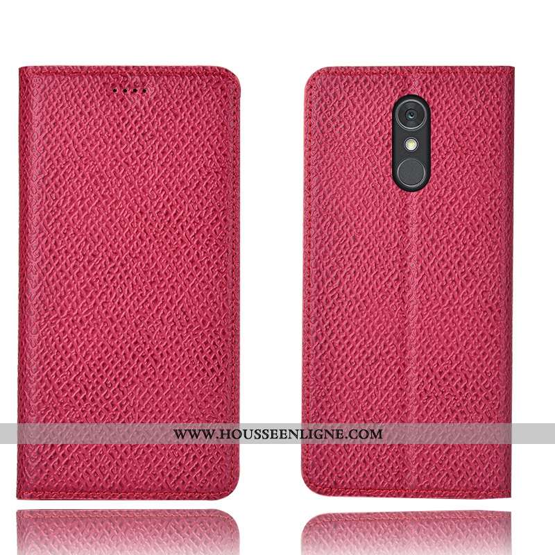 Coque Lg Q Stylus Modèle Fleurie Protection Étui Tout Compris Incassable Housse Mesh Marron