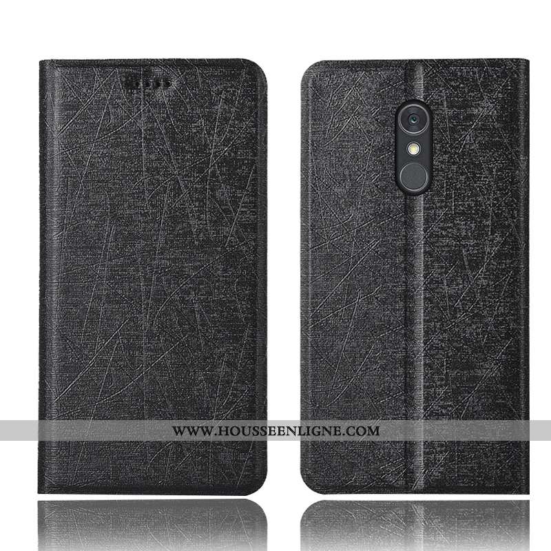 Coque Lg Q Stylus Protection Modèle Fleurie Housse Noir Étui Incassable
