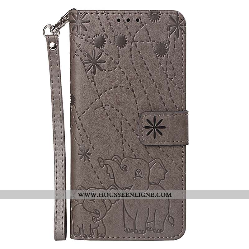 Coque Lg Q Stylus Protection Ornements Suspendus Marron Cuir Étui Téléphone Portable