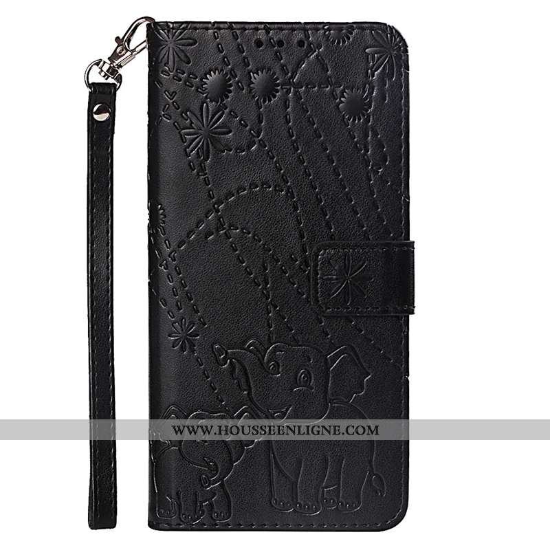 Coque Lg Q Stylus Protection Ornements Suspendus Marron Cuir Étui Téléphone Portable