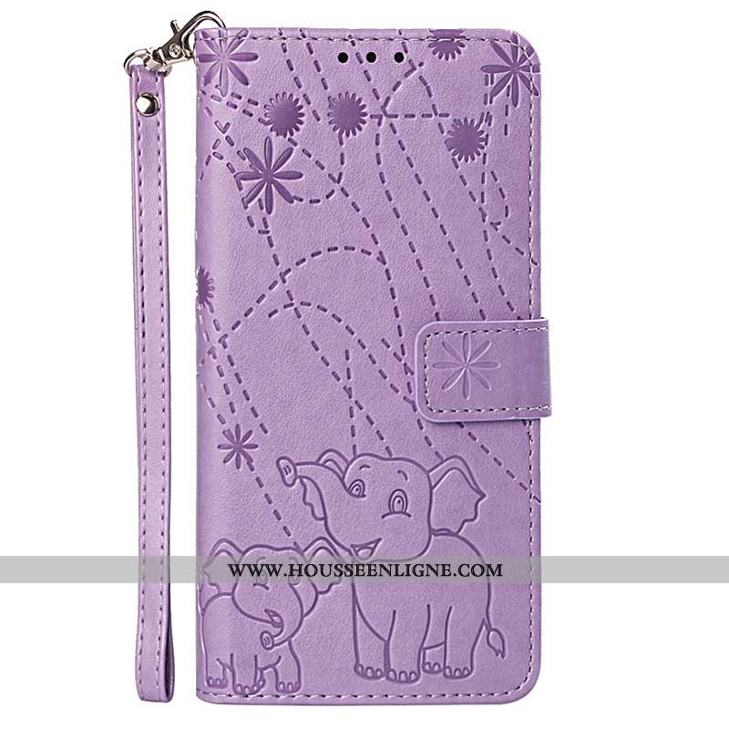 Coque Lg Q Stylus Protection Ornements Suspendus Marron Cuir Étui Téléphone Portable