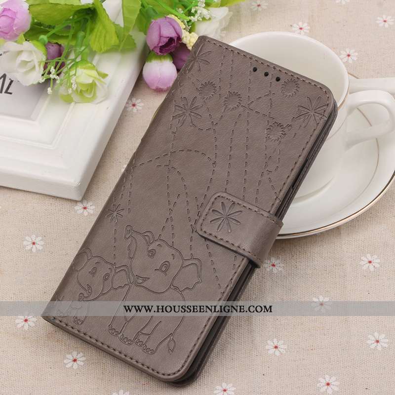 Coque Lg Q Stylus Protection Ornements Suspendus Marron Cuir Étui Téléphone Portable