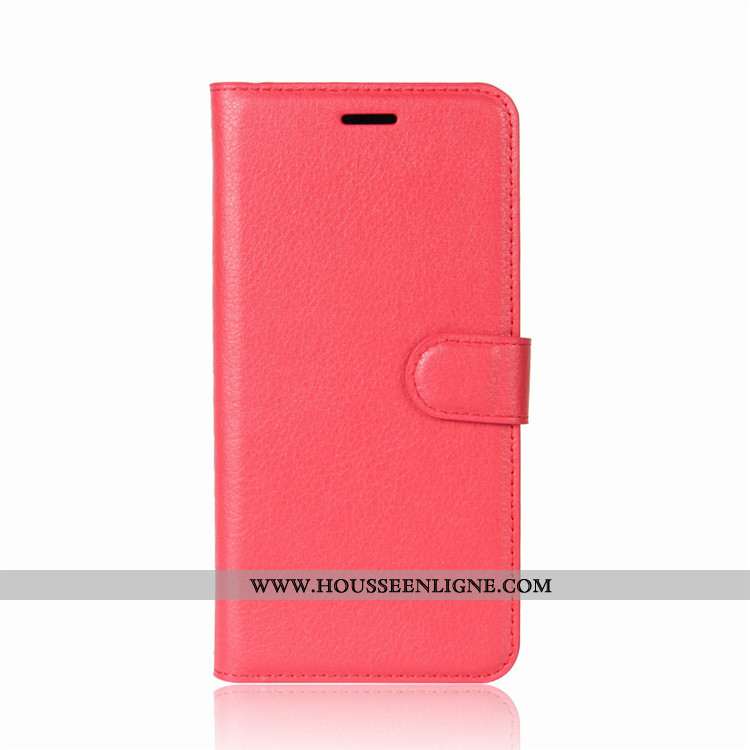 Coque Lg Q6 Cuir Protection Housse Étui Incassable Téléphone Portable Noir