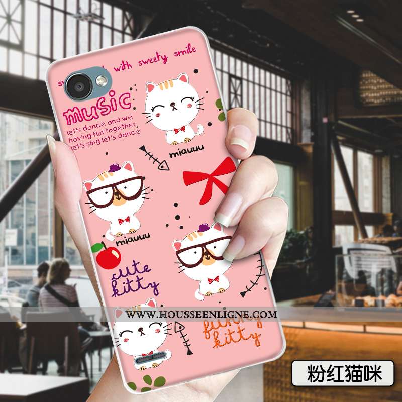 Coque Lg Q6 Dessin Animé Charmant Téléphone Portable Mode Étui Tout Compris Petit Verte