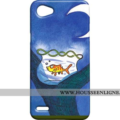Coque Lg Q6 Délavé En Daim Difficile Téléphone Portable Étui Bleu Mini