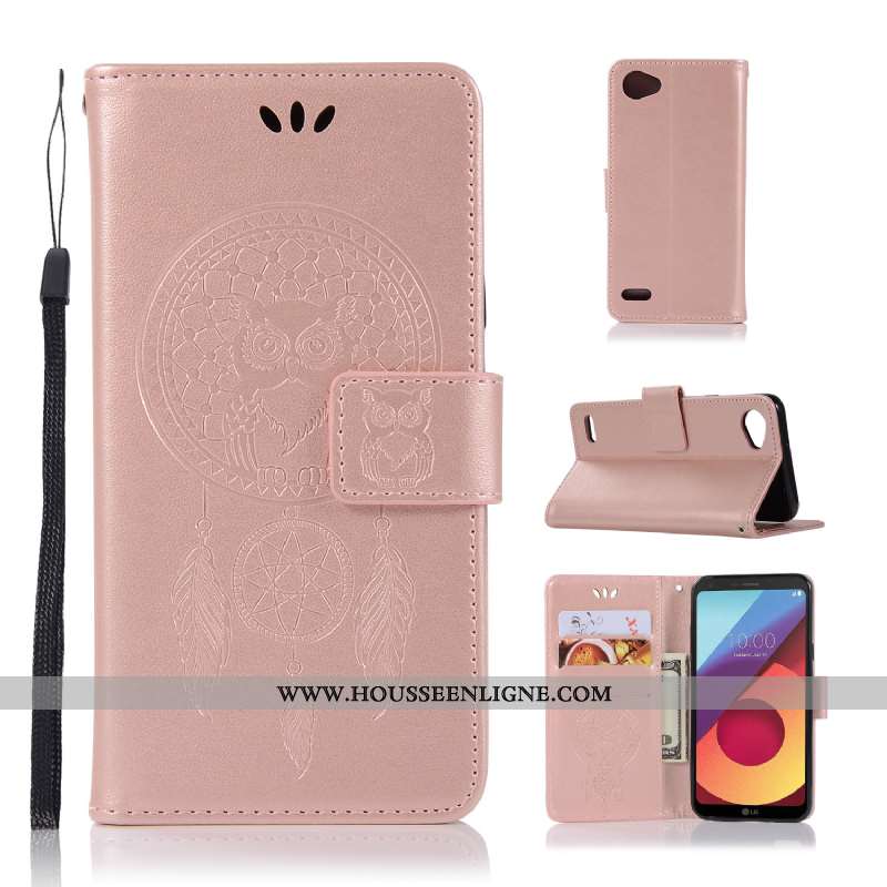 Coque Lg Q6 Fluide Doux Silicone Protection Téléphone Portable Housse Étui Violet