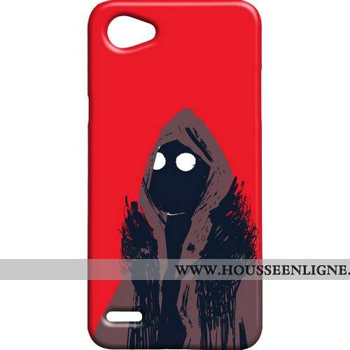 Coque Lg Q6 Personnalité Créatif Téléphone Portable Difficile Étui Mini Jaune