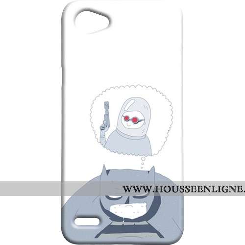 Coque Lg Q6 Personnalité Créatif Téléphone Portable Difficile Étui Mini Jaune