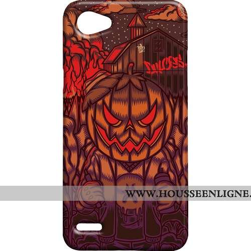 Coque Lg Q6 Personnalité Créatif Téléphone Portable Difficile Étui Mini Jaune