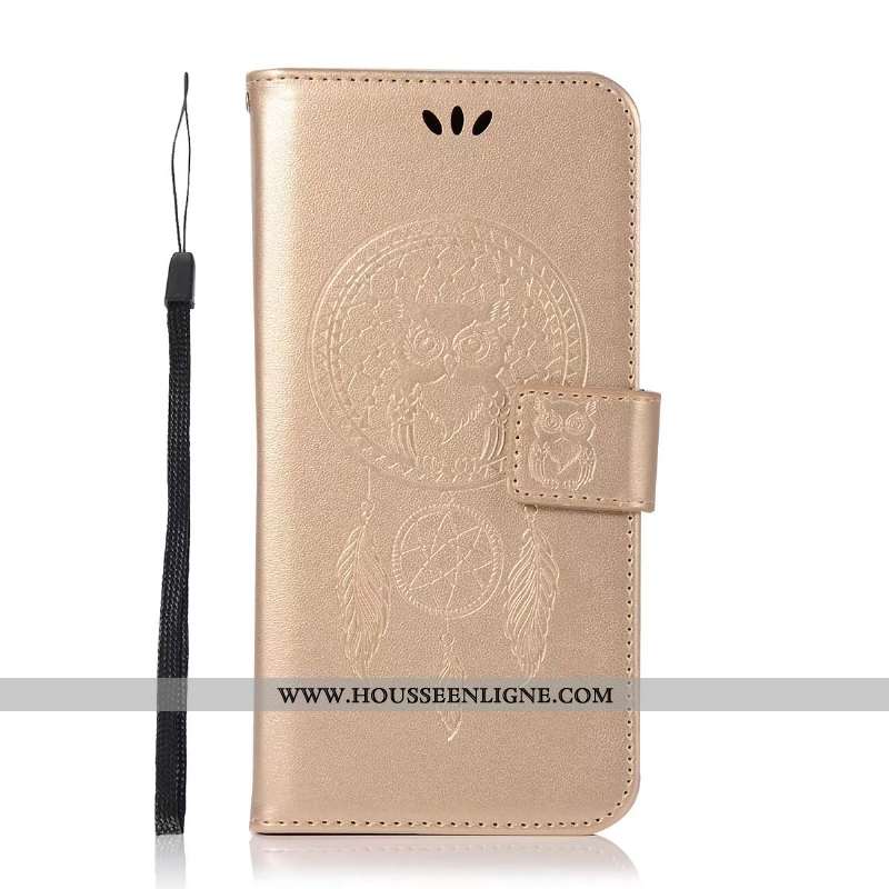 Coque Lg Q6 Tendance Cuir Téléphone Portable Simple Portefeuille Rose Fluide Doux