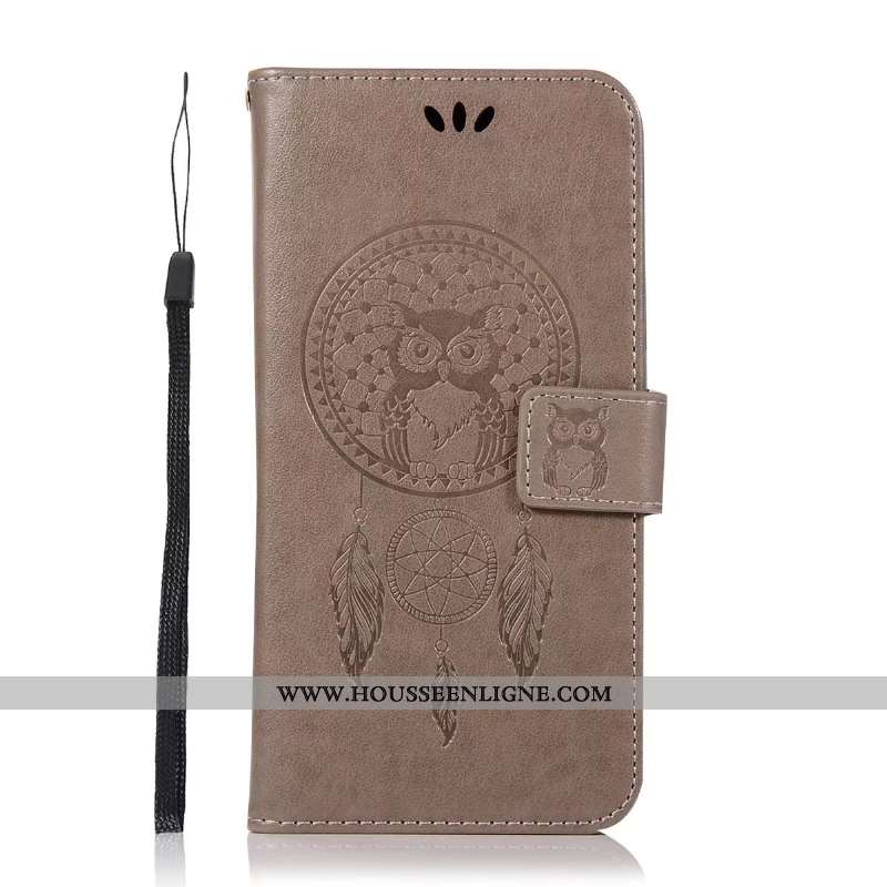 Coque Lg Q6 Tendance Cuir Téléphone Portable Simple Portefeuille Rose Fluide Doux